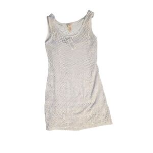 Sundance white crochet Lined Summer Beach dress